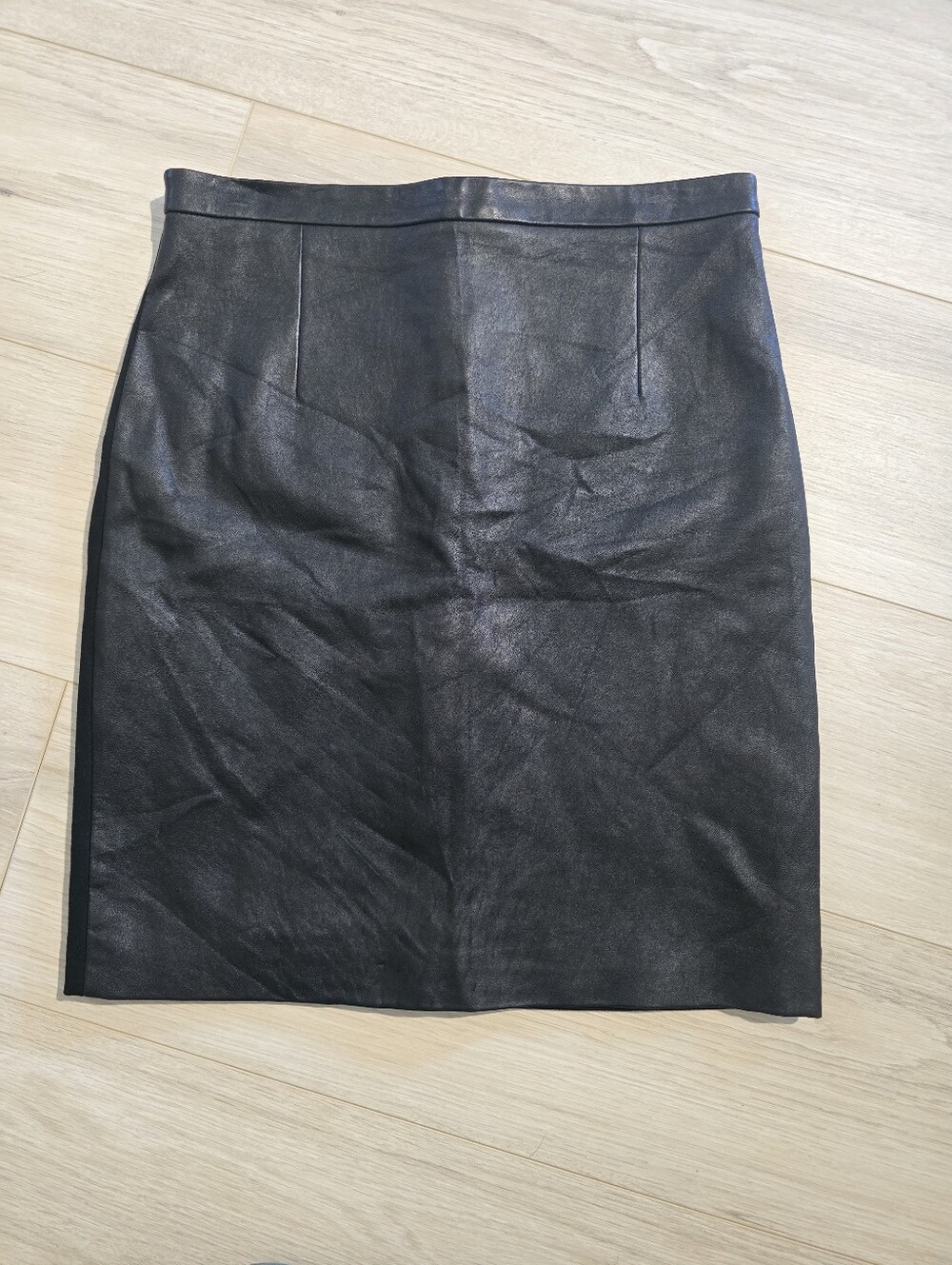 TIBI leather Skirt